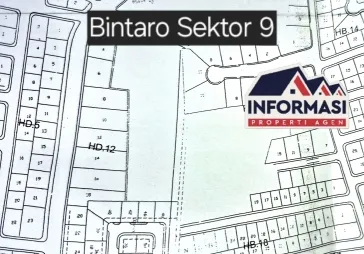 DIJUAL CEPAT KAVLING BINTARO SEKTOR 9