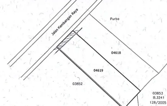 Di jual rumah hitung tanah