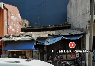 Ruko kosong hitung tanah jatibaru