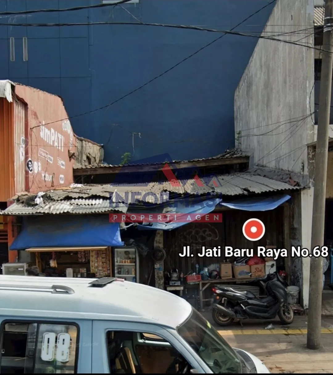 Ruko kosong hitung tanah jatibaru