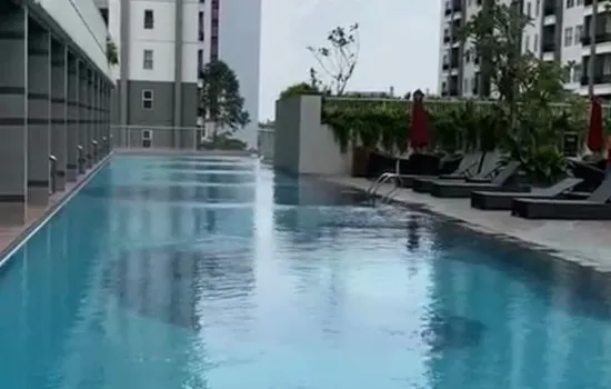 Pasific Garden Alam Sutera tipe studio view danau