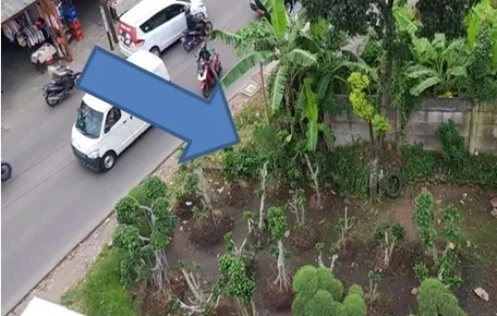 Tanah jl Raden Saleh. Karang tengah. 1665 m2. Nempel jakarta