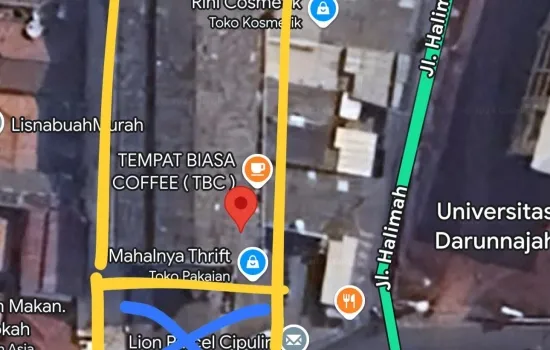 Gedung 4 lantai  ex supermarket jl Ciledug Raya Cipulir