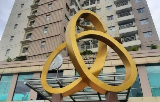 Apt Belmont di lantai sedang luas 33 m