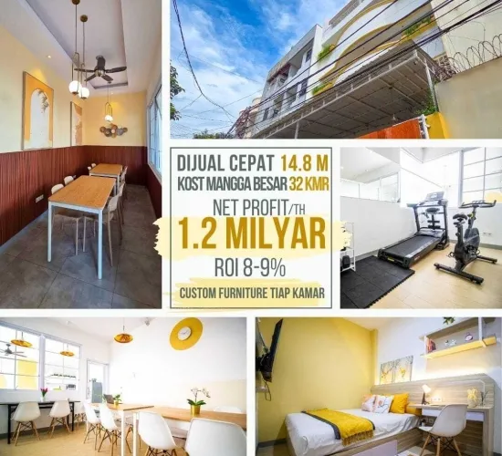 Kost 32 kamar CEPAT BALIK MODAL@ Mangga Besar
