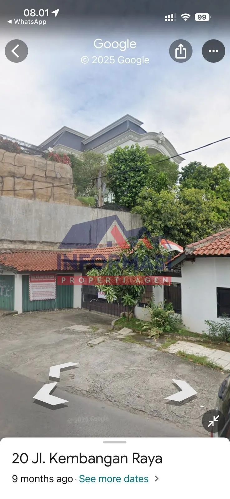 Rumah tua hitung tanah kembangan raya