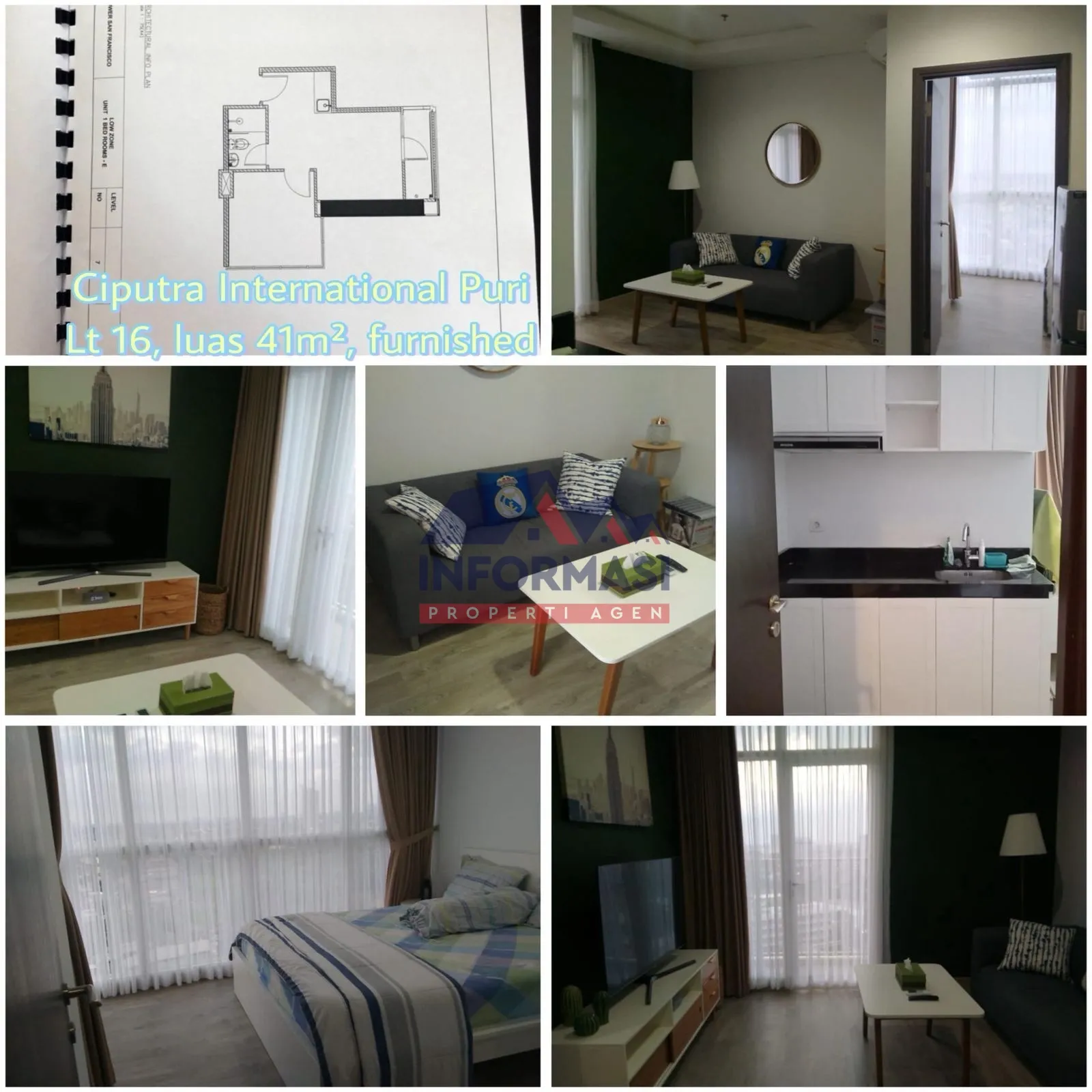 Dijual Apartemen 1 bedroom Ciputra Puri International