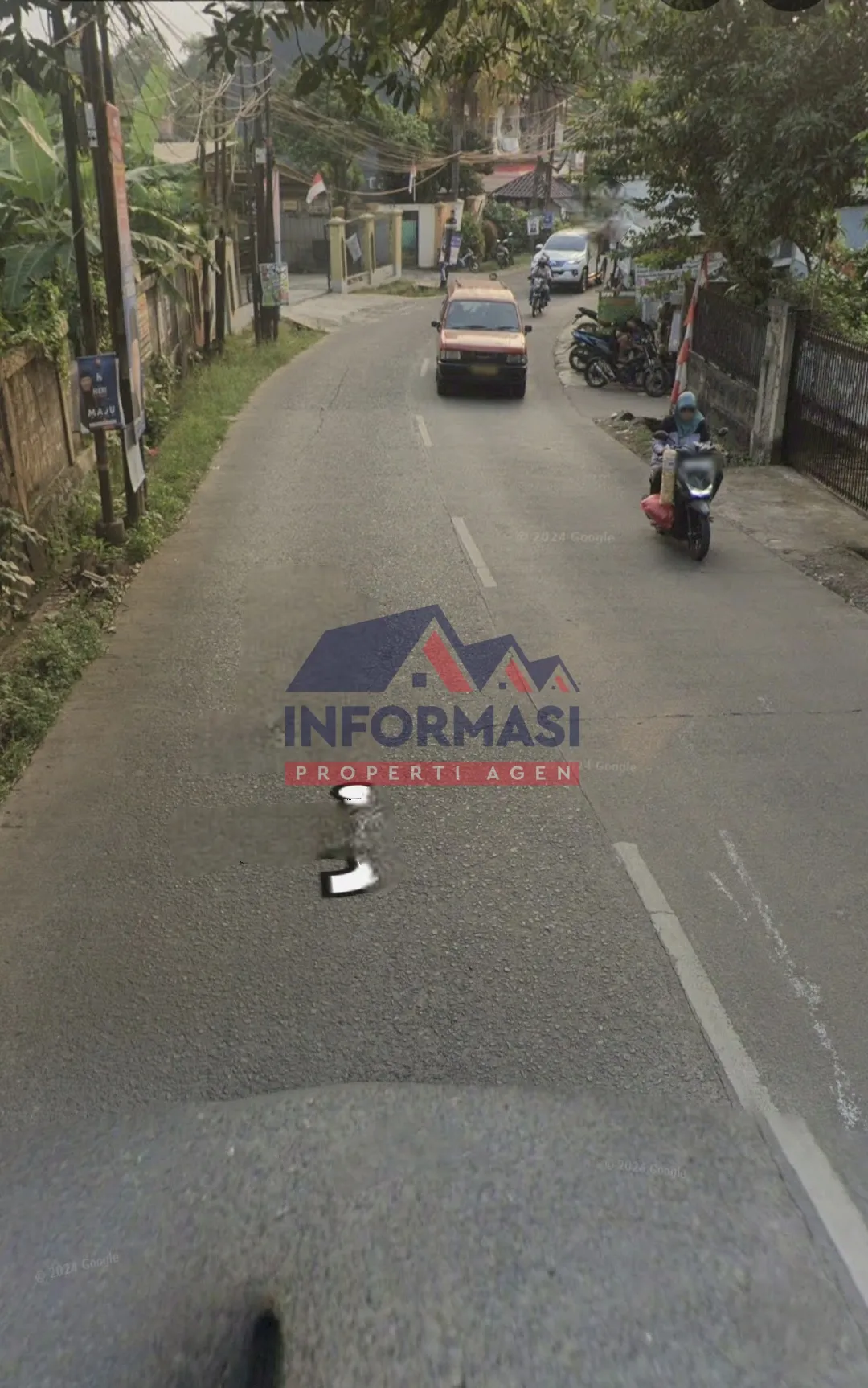 Dijual kavling plus Gudang di jalan raya Bekasi Jatisampurna