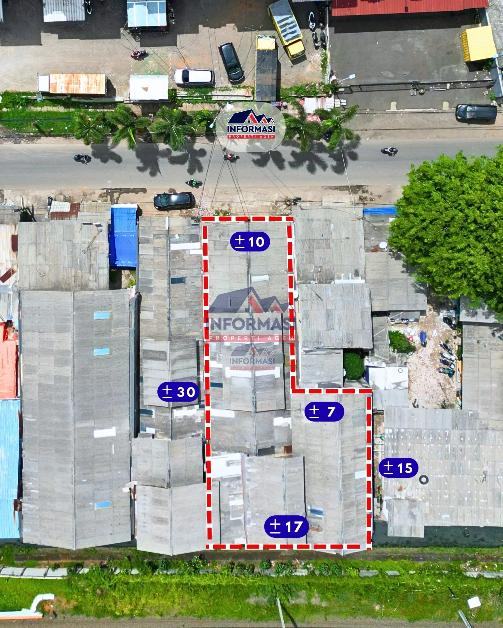 Dijual Lokasi Prime Gudang bojong indah bentuk L terbalikĺ