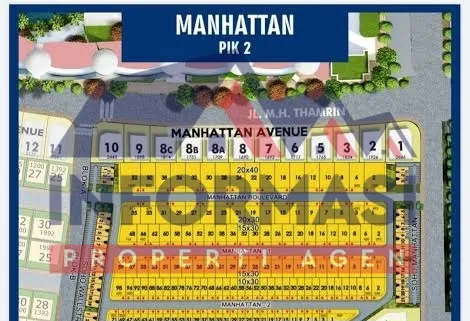 Pik 2 Dijual Kavling Manhattan