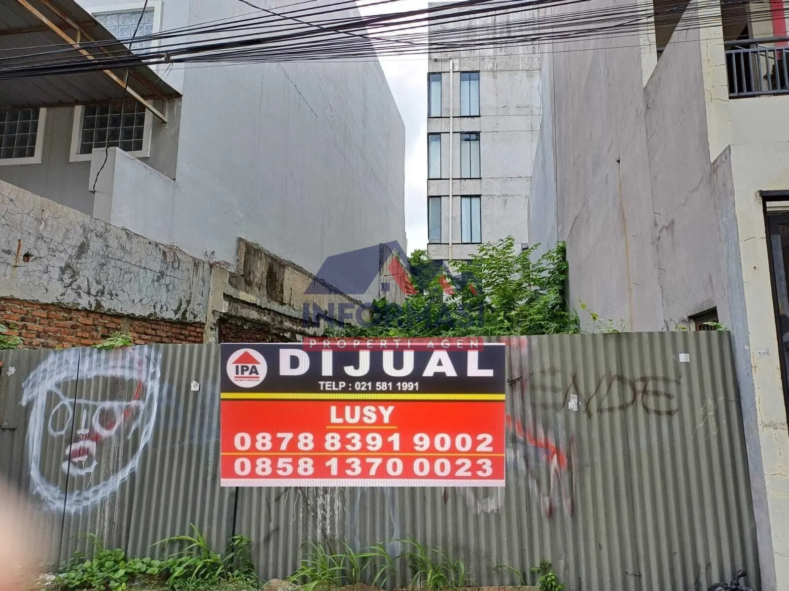 Kavling lokasi premium 122 m2 Petojo sabangan jkt pusat