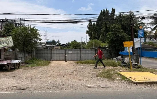 Tanah Kavling Raya Kalimalang lebar 40 m utk komersial