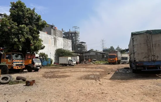 Tanah Kavling Raya Kalimalang lebar 40 m utk komersial