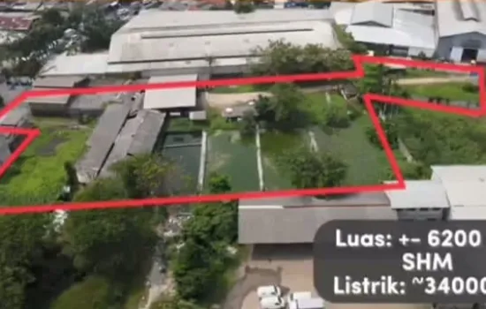 Dijual gudang kantor hitung tanah Cipondoh Tangerang