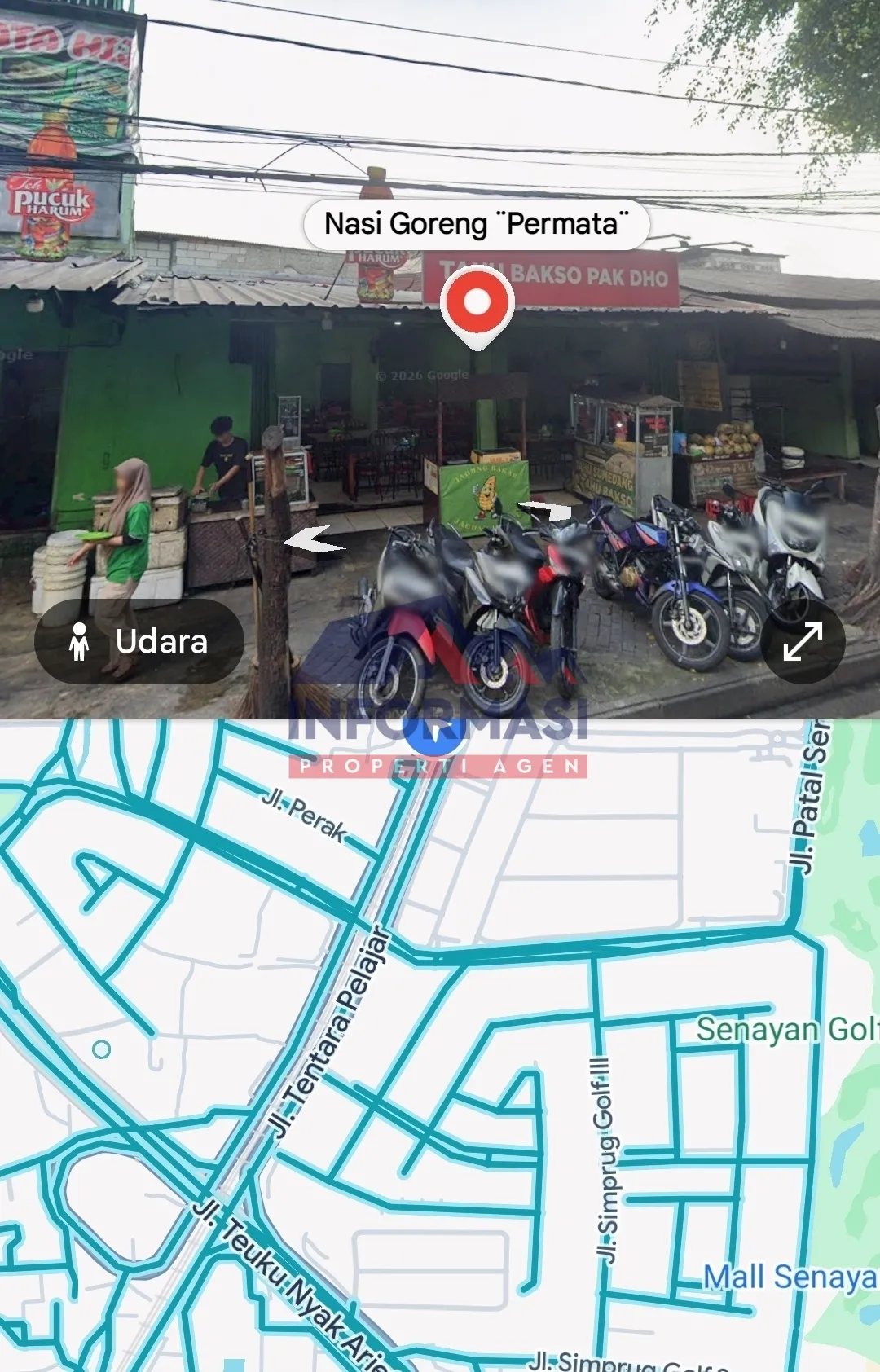 Tanah, area komersial di Jl. Tentara Pelajar- Permata hijau