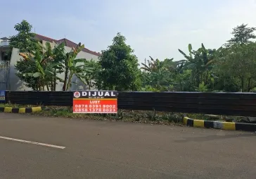 Jual kavling 450 m2 kebun jeruk Intercon hadap timur
