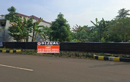 Jual kavling 450 m2 kebun jeruk Intercon hadap timur