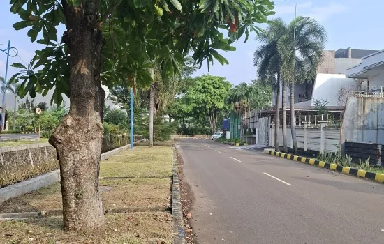 Jual kavling 450 m2 kebun jeruk Intercon hadap timur