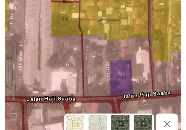 DIJUAL TANAH komersil 2179m² Haji Saaba Jakarta Barat
