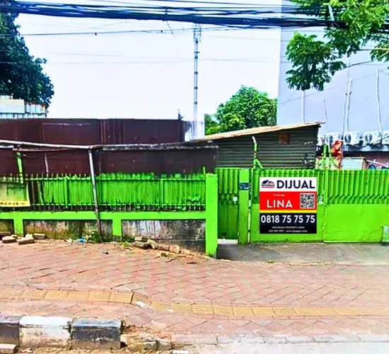 Ciledug Raya depan Azko. Kavling 1400 m2. Harga NJOP. Ramai