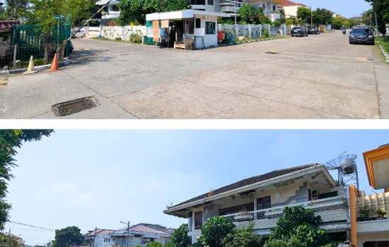 Rumah Tua Hitung Tanah Jalan Lebar di Green Garden