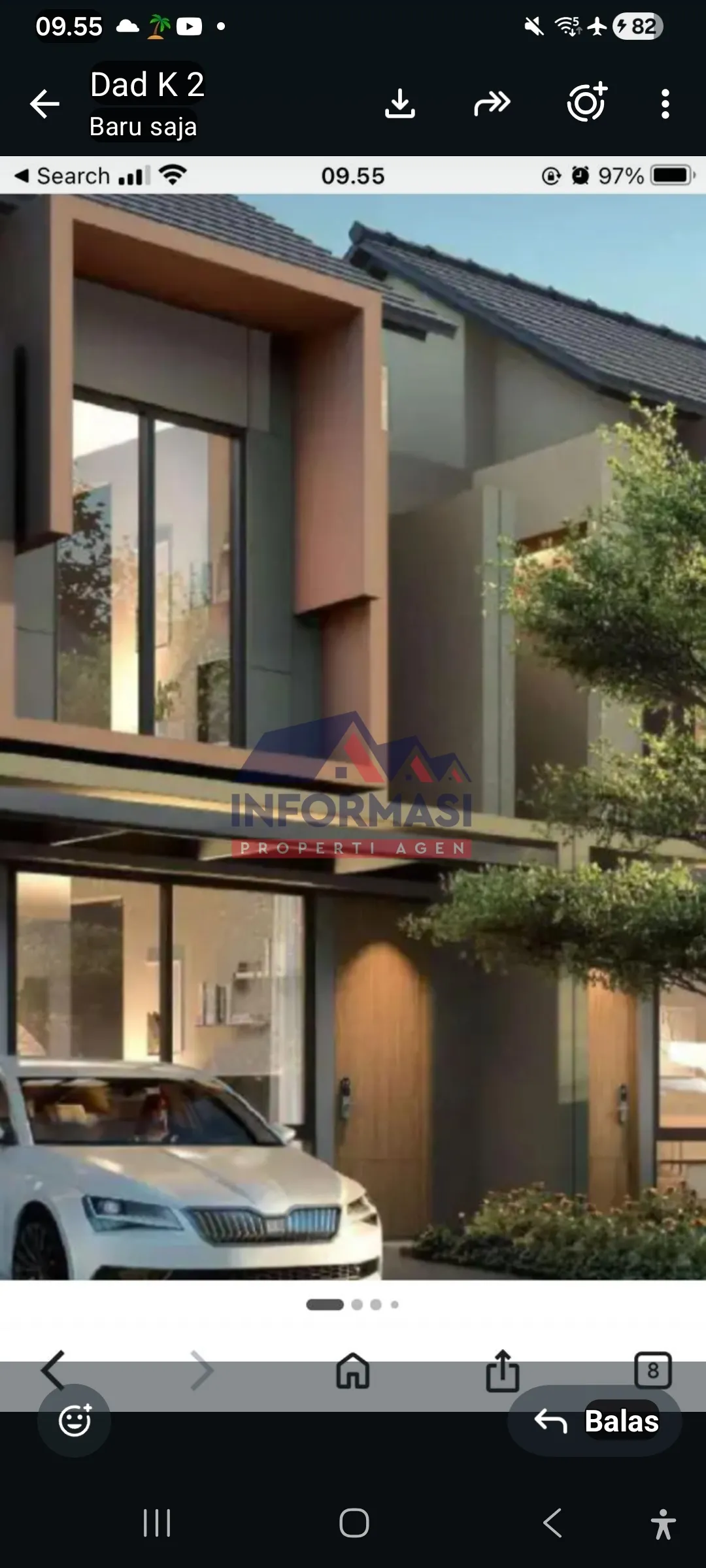 Rumah Baru, 2 Lt  3KT, 2KM Minimalis BSD City