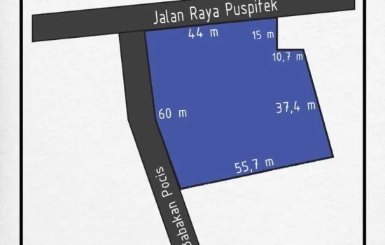 Kavling siap bangun lokasi dekat kampus dan ramai