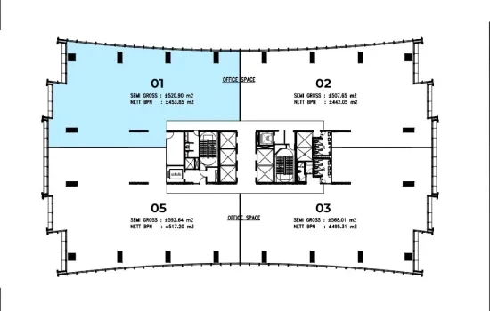 Office space TCC Batavia jakarta pusat